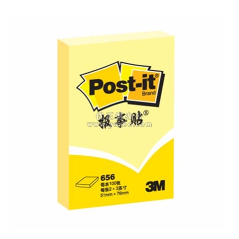 3M 報(bào)事貼 便條紙656 50*76mm（2×3）