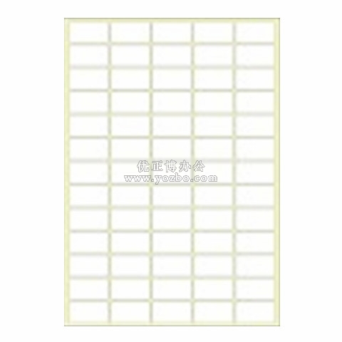 A4進(jìn)口不干膠 電腦打印標(biāo)簽 啞面38*21.2mm 65小張/頁
