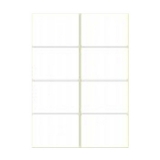 A4進(jìn)口不干膠 電腦打印標(biāo)簽 啞面74.25*105mm 8小張/頁(yè)