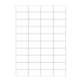 A4進(jìn)口不干膠 電腦打印標(biāo)簽 啞面52.5*29.7mm 40小張/頁