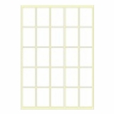 A4進(jìn)口不干膠 電腦打印標(biāo)簽 啞面55*37mm 25小張/頁