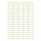 A4進(jìn)口不干膠 電腦打印標(biāo)簽 啞面38*13mm 90小張/頁
