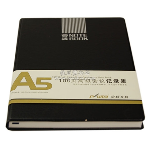 金輝 A5高級(jí)會(huì)議記錄本 記事本JH22105  100頁(yè)