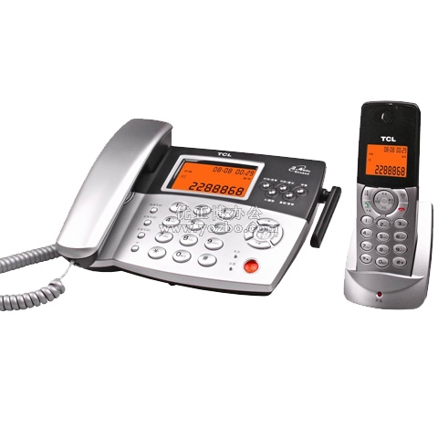 TCL HWDCD868(16)TSD數(shù)字無繩子母電話機 鈦銀