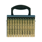 亞信 箱包專用11位轉(zhuǎn)輪號(hào)碼印 W-231