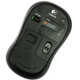 羅技（Logitech）M185 無(wú)線鼠標(biāo) 黑色藍(lán)邊