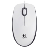 羅技（Logitech） 有線光電鼠標(biāo) M100白色