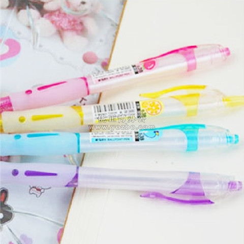 晨光BP-8009圓珠筆 水果香型按動(dòng)式 藍(lán)色 0.38mm