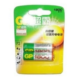 GP超霸充電電池(兩粒裝) 1800MA 5號(hào) 2粒/排