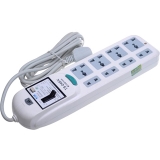 子彈頭 2.8米插座總控 漏電保護(hù) 超級安全型 TS-048X