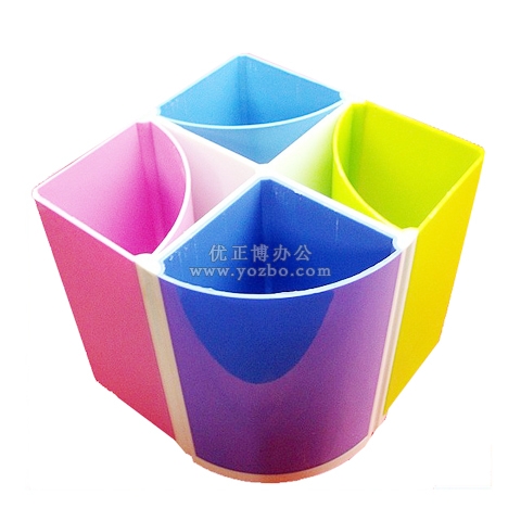 華杰H369多彩旋轉(zhuǎn)變形筆筒 