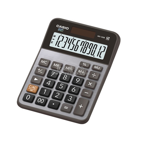 卡西歐(CASIO)12位數(shù)桌面型計(jì)算器 MX-120B