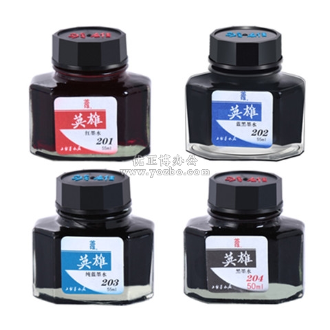 英雄鋼筆墨水(玻璃瓶裝)60ml